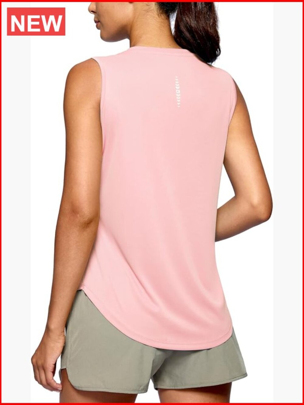Lightweight Sleeveless High Neck Athletic Tank Top for Running Gym Tennis